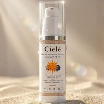 Tinted Broad Spectrum SPF 50 140ml | Ultimate UVA/UVB Protection + Antioxidants